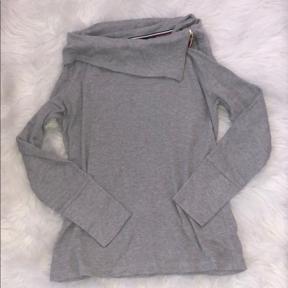 Off the shoulder Tommy Sweater